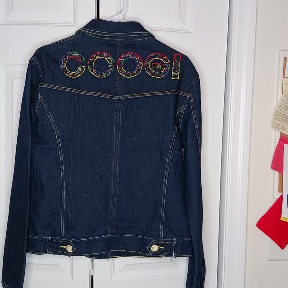 Coogi Embroidered Denim Jacket Size XXXL NWOT - Picture 3 of 11